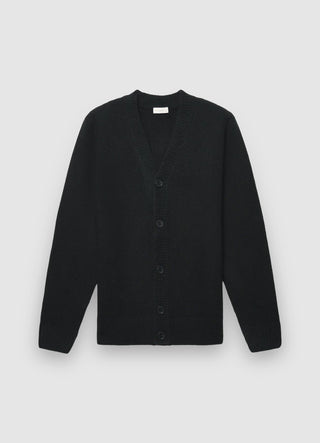 Cardigan scollo a V e bottoni