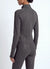 Zip-up sweatshirt with high collar and animal print