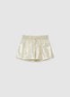 Shorts with laminated finish and drawstring - 8-9