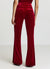 Corduroy flared trousers