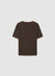 T-shirt in maglia con profili a contrasto