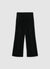 Straight-cut plain corduroy trousers