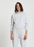 Felpa crop con cappuccio stampa retro