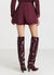 Skort with front panel