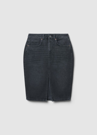 Gonna longuette in denim