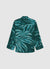 Oversize patterned sangallo shirt