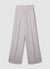 Pantaloni palazzo gessato effetto laminato