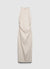 Robe longue moulante avec fronces latérales