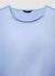 T-shirt simil satin a tinta unita