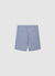 Solid colour linen blend jogger shorts
