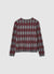 Cardigan col rond à motif losanges
