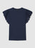 T-shirt with sangallo ruffle sleeves