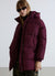 3/4-gefütterte Jacke mit Kapuze