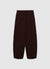 Solid-colour balloon track pants