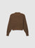 Crew neck cable knit sweater