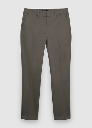 Plain satin trousers