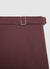 Skort with belt and buckle