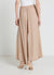 Solid colour faux satin wide-leg trousers