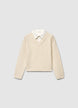 Pullover mit Hemdkragen - 8-9