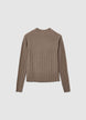 Ribbed knit with Perkins collar - 3XL