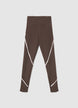 Long leggings with contrast edging - XS