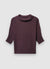 Maglia con collo cratere e maniche 3/4