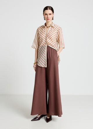 Pants with an elasticated waistband