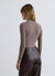 Ribbed body with high neck