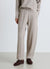 Solid-colour balloon track pants