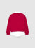 Sweatshirt with a plain shirt collar