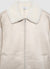 Sheepskin-effect jacket with zip and teddy collar