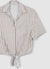 Camicia a righe con nodo