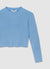 Maglia crop a costine