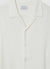 Linen-blend bowling shirt