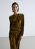 Peplum-T-Shirt mit Drapierung