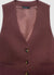 Short vest with buttons