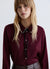 Camicia con colletto decorato e laccetto
