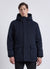Parka con cappuccio e tasche con patta