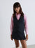 Pinstriped waistcoat with buttons