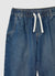 Jogger jeans with drawstring