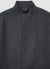 Coat with a stand-up collar in a solid colour