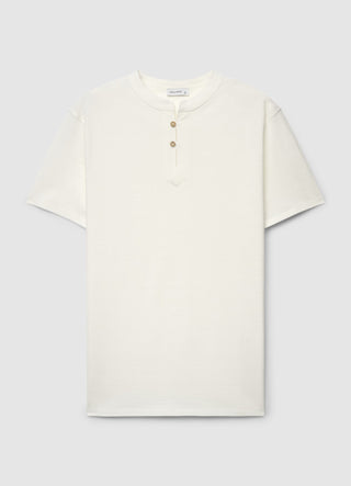 T-shirt uni avec col en V américain