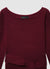Fitted top with sash belt