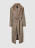 Cappotto collo pelliccia sintetica