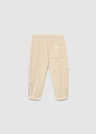 Pantaloni cargo jogger a coste
