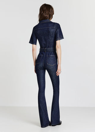 Tuta denim tasche