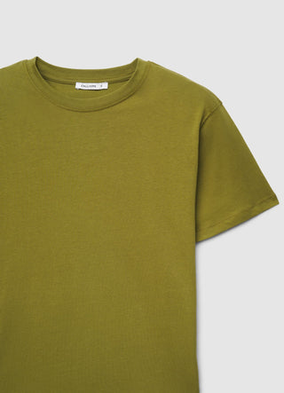 Einfarbiges T-Shirt mit Rundhalsausschnitt