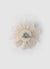 Broche avec fleur en tissu