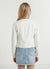 Giubbino denim con perle decorative
