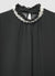 Camicia con collo gioiello